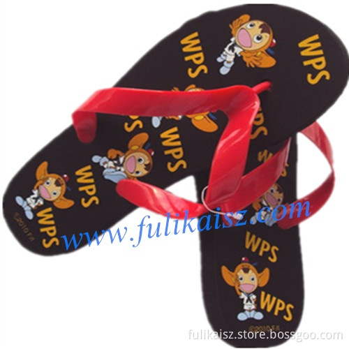 fashion printing EVA beach slipper